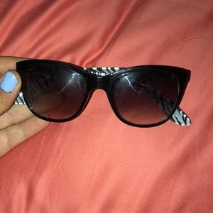cat eye zebra sunglasses
